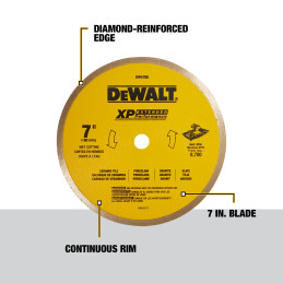 DW4760 7IN CERAMIC TILE BLADE