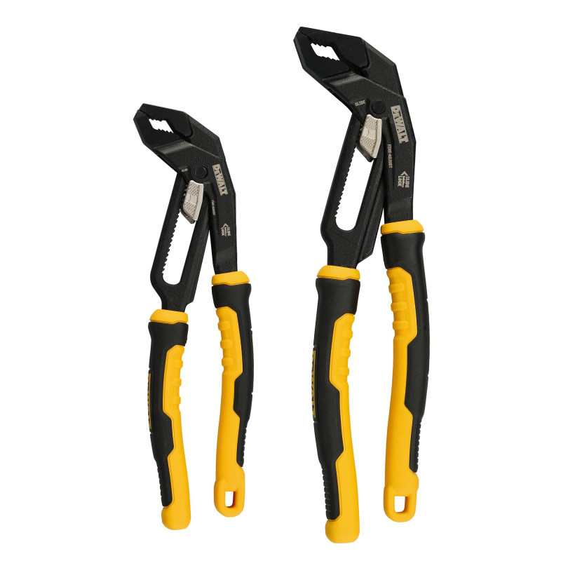 DWHT82824 Alicates Slidelock DEWALT de 8 pulgadas y 10 pulgadas con mordaza en V (paquete de 2)