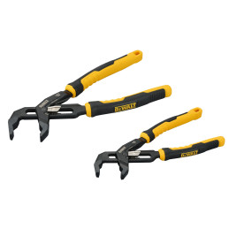 DWHT82824 Alicates Slidelock DEWALT de 8 pulgadas y 10 pulgadas con mordaza en V (paquete de 2)