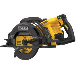 DCS578X1 Sierra circular inalámbrica sin escobillas DEWALT de 60 V MAX* y 7-1/4 pulgadas con freno electrónico