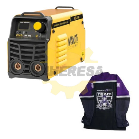 VOL-140 Soldadora Inverter MMA 120A, Camisola para Soldar