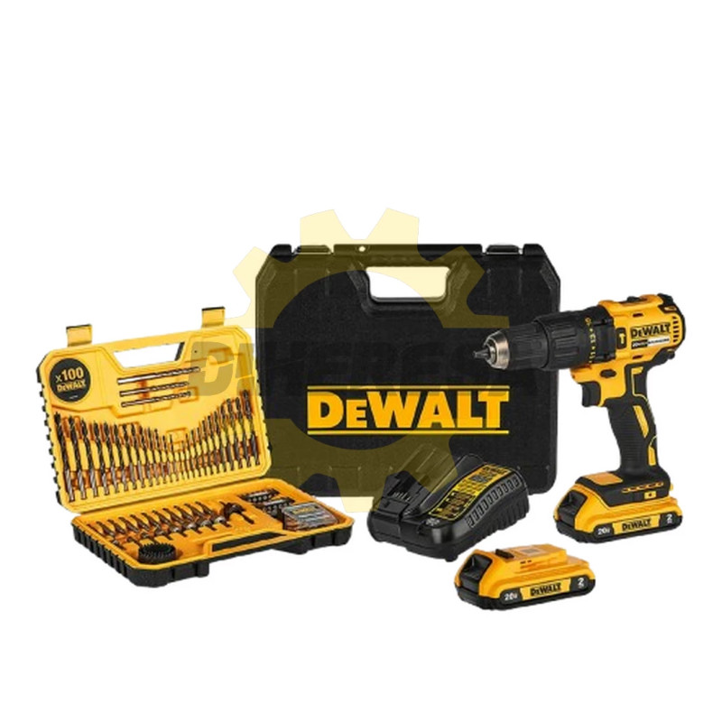 DCD7781S2A-B3 SET TALADRO ATORNILLADOR INALAMBRICO 20V DEWALT