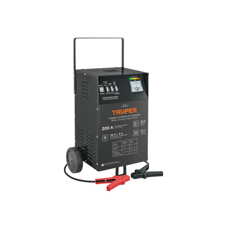 Cargador de baterías 35 A, arrancador de 200A, 12V, TRUPER
