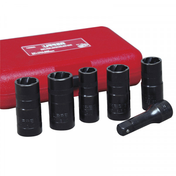 7400SWL URREA Juego de extractor tuercas barridas doble boca Urrea | DIHERESA