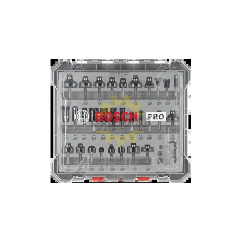 2607017476 Juego De Fresas     30 pcs Mixed 1/4" sh