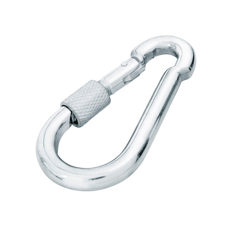Bandola Mosqueton De Acero Con Seguro 1/4"