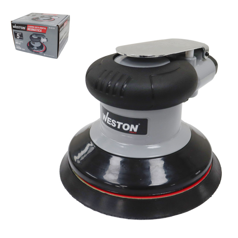 LIJADORA ROTO-ORBITAL NEUMATICA 2HP 10000 OPM 5"