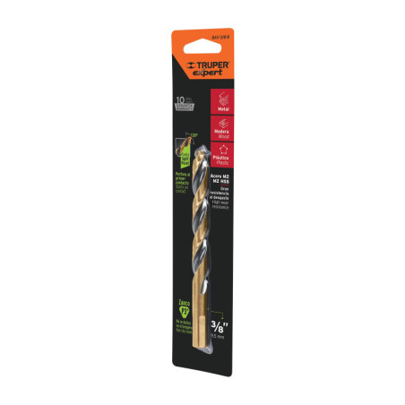 BAV-3-8-B Broca de alta velocidad 3/8' en blister TRUPER | DIHERESA