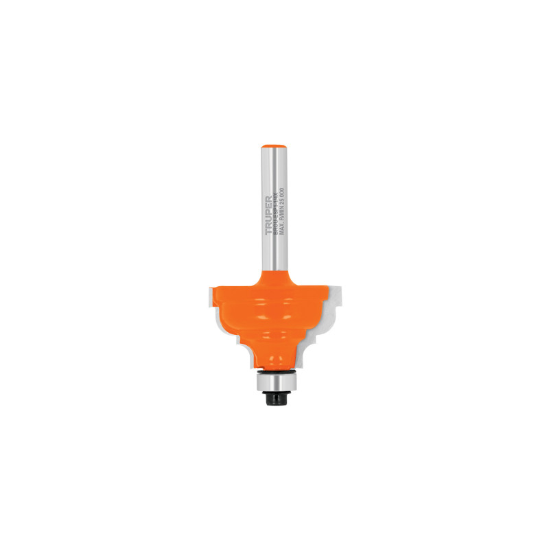 BROU-ESP1-1-4X Broca para router, española, 1-1/4', con balero TRUPER | DIHERESA