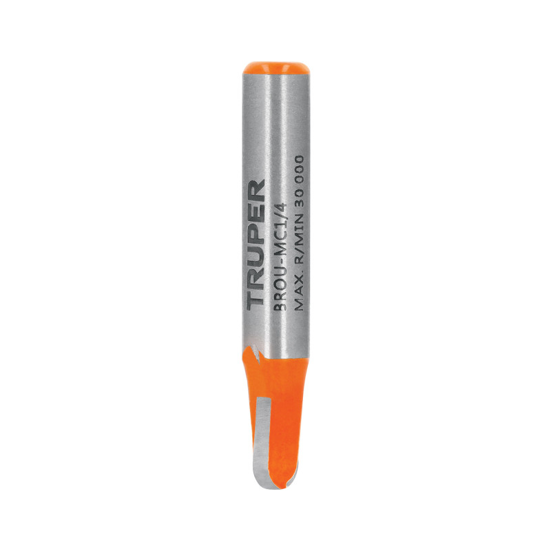 BROU-MC1-4 Broca para router, media caña, 1/4' TRUPER | DIHERESA