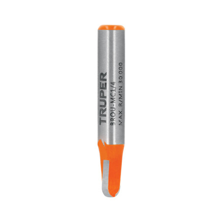 BROU-MC1-4 Broca para router, media caña, 1/4' TRUPER | DIHERESA
