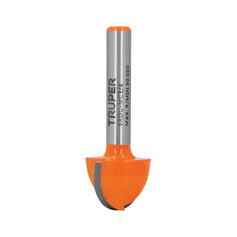 BROU-MC3-4 Broca para router, media caña, 3/4' TRUPER | DIHERESA