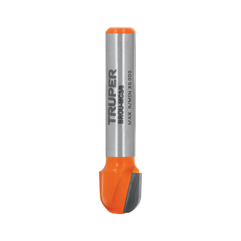 BROU-MC3-8 Broca para router, media caña, 3/8' TRUPER | DIHERESA