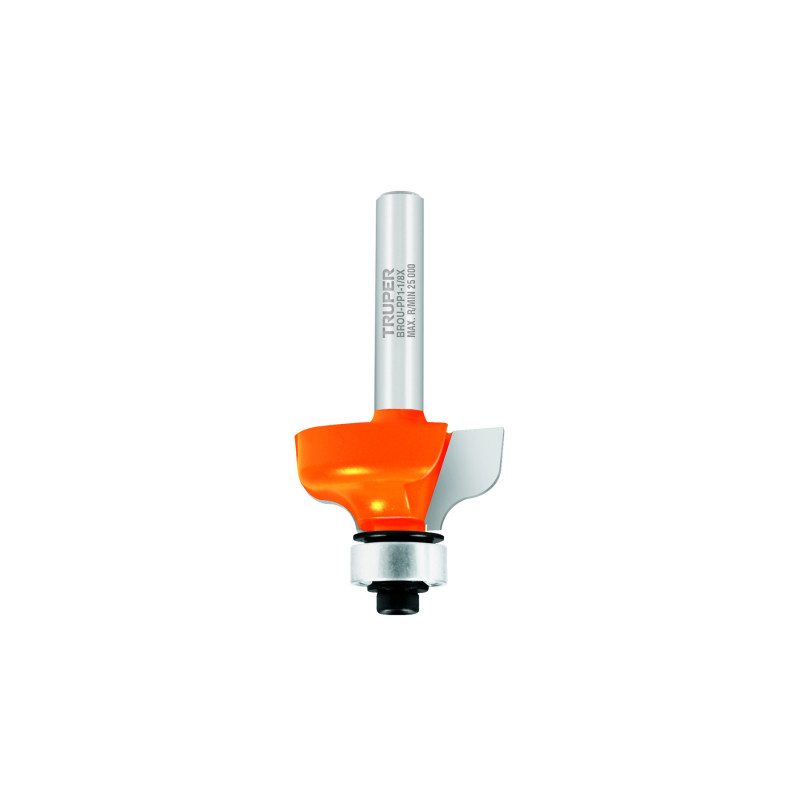 BROU-PP1-1-8X Broca para router, pecho paloma, 1-1/8' con balero TRUPER | DIHERESA