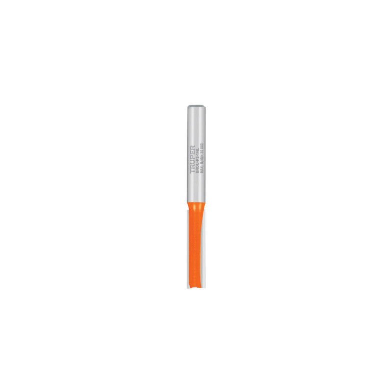 BROU-R2-1-4L Broca para router, recta 2 filos, 1/4', larga TRUPER | DIHERESA