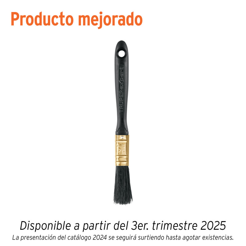 BRT-1-2X Brocha, mango de plástico, 1/2', Truper Expert TRUPER | DIHERESA
