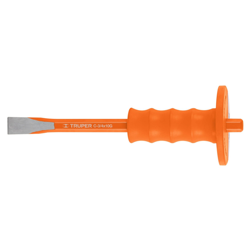 C-3-4X10G Cincel de corte frío, 3/4 x 10' con grip TRUPER | DIHERESA