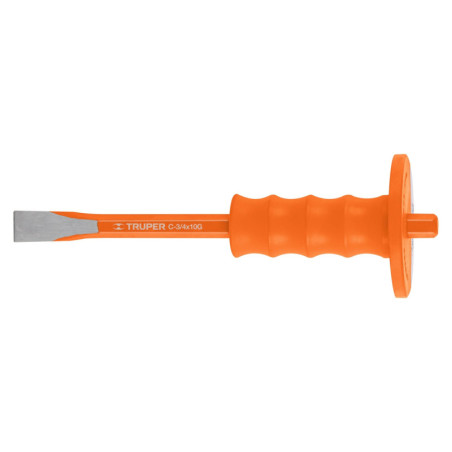 C-3-4X10G Cincel de corte frío, 3/4 x 10' con grip TRUPER | DIHERESA