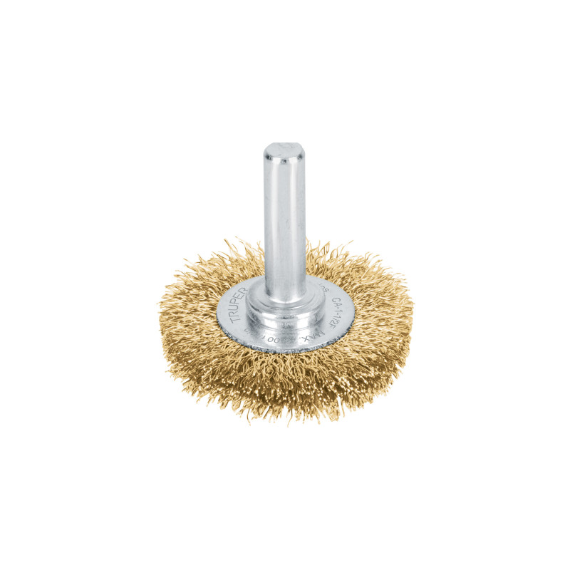CA-1-1-2F Carda circular 1-1/2', alambre fino, para taladro TRUPER | DIHERESA