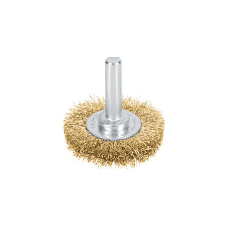 CA-1-1-2F Carda circular 1-1/2', alambre fino, para taladro TRUPER | DIHERESA