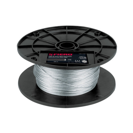 CAB-1-16R3 Cable rígido de acero 1/16', 300 m TRUPER | DIHERESA