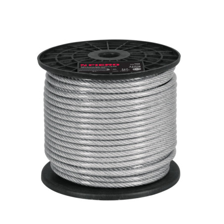 CAB-1-16RX Cable rígido de acero 1/16', recubierto PVC 75 m TRUPER | DIHERESA