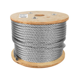 CAB-1-2F Cable flexible de acero 1/2', 75 m TRUPER | DIHERESA