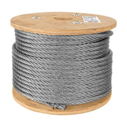 CAB-1-2R Cable rígido de acero 1/2', 75 m TRUPER | DIHERESA