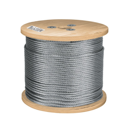 CAB-1-4F3 Cable flexible de acero 1/4', 300 m TRUPER | DIHERESA