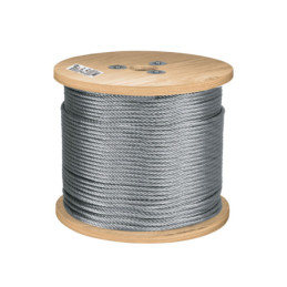 CAB-1-4RX3 Cable rígido de acero 1/4', recubierto PVC 300 m TRUPER | DIHERESA