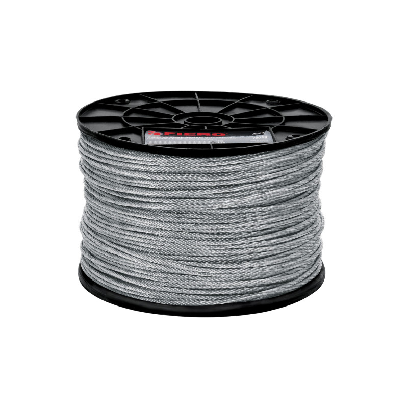 CAB-1-8F3 Cable flexible de acero 1/8', 300 m TRUPER | DIHERESA