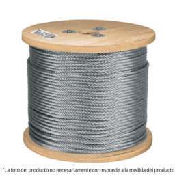 CAB-3-16F3 Cable flexible de acero 3/16', 300 m TRUPER | DIHERESA