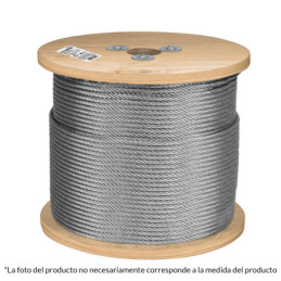 CAB-3-16R3 Cable rígido de acero 3/16', 300 m TRUPER | DIHERESA