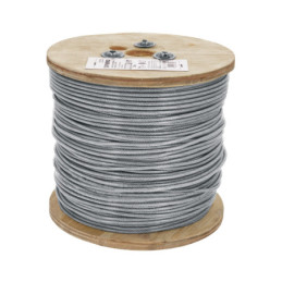 CAB-3-32FX3 Cable flexible de acero 3/32, recubierto PVC 300 m TRUPER | DIHERESA