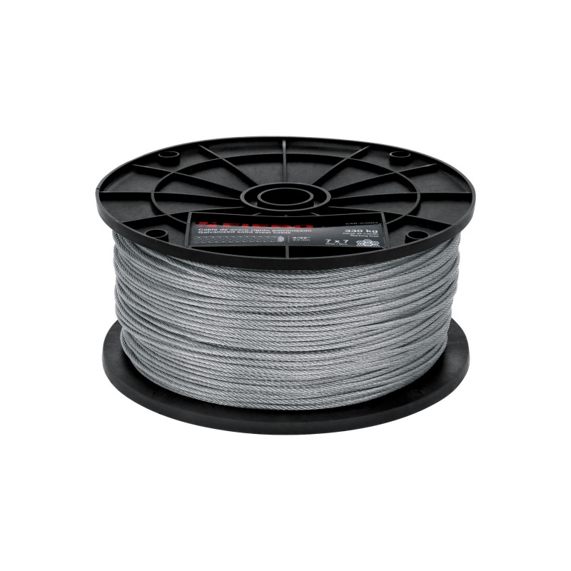CAB-3-32R3 Cable rígido de acero 3/32', 300 m TRUPER | DIHERESA