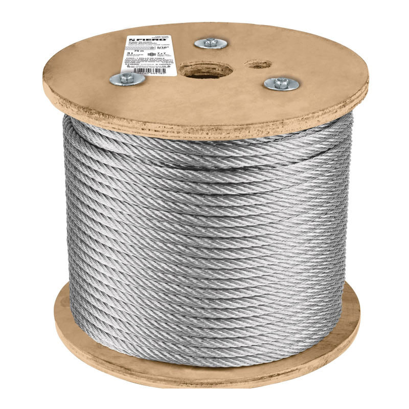 CAB-5-16R Cable rígido de acero 5/16', 75 m TRUPER | DIHERESA