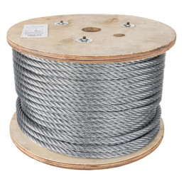 CAB-7-16F Cable flexible de acero 7/16', 75 m TRUPER | DIHERESA