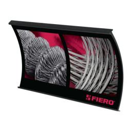 CAB-CUR-FIE Cabecera curva para panel ranurado, Fiero TRUPER | DIHERESA