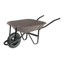 CAP-4N Carretilla 4.5ft3, llanta neumática reforzada 14'x3', Pretul TRUPER | DIHERESA