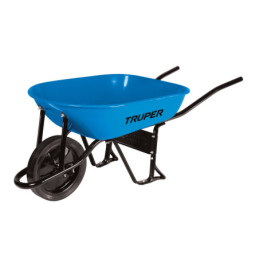 CAT-50SO Carretilla 5.5 ft3, llanta de hule sólido TRUPER | DIHERESA