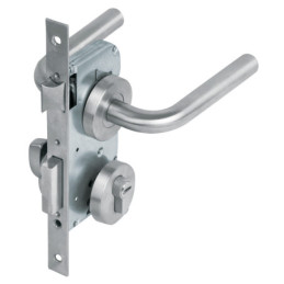CEMA-41R Cerradura de embutir, acero inox, recámara TRUPER | DIHERESA