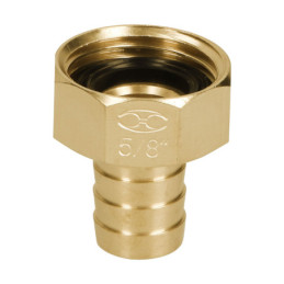 CF-5-8B Conexión de laton hembra de 5/8' para manguera, blister TRUPER | DIHERESA
