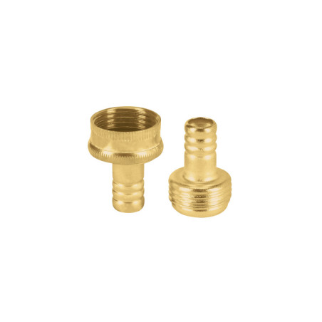 CFM-1-2P Conectores macho y hembra 1/2', de latón Pretul TRUPER | DIHERESA