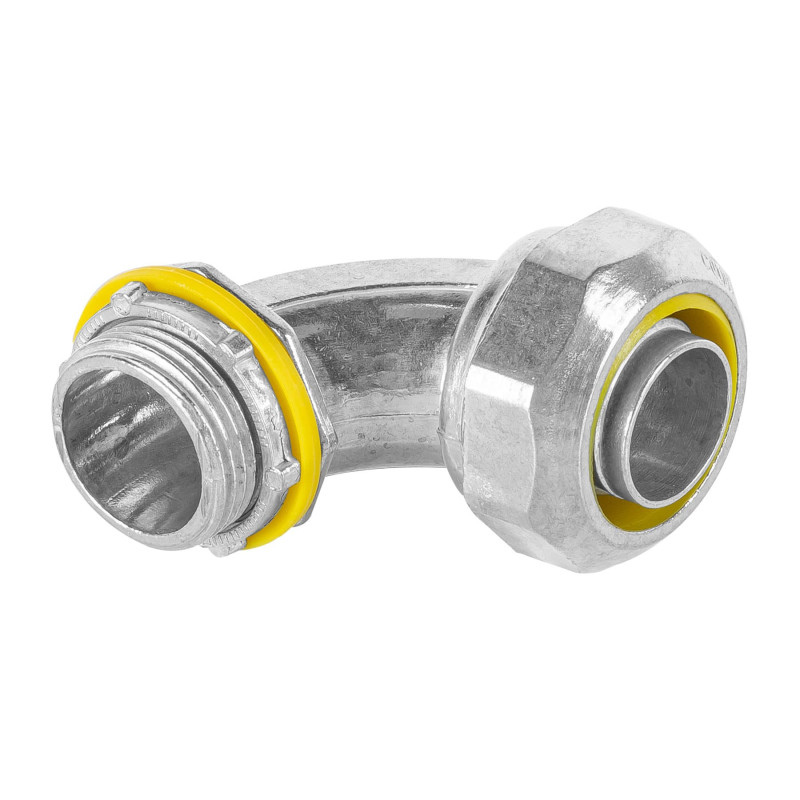 CLQ-3-4C Conector liquid tight 3/4' curvo, Volteck TRUPER | DIHERESA