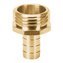 CM-1-2B Conector sencillo 1/2', macho, de latón maquinado TRUPER | DIHERESA