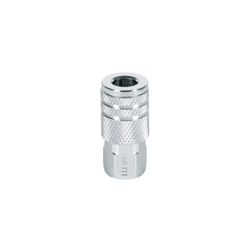 COPLE-HEM-1-4P Cople acero, cuerda 1/4NPT, hembra, Pretul TRUPER | DIHERESA