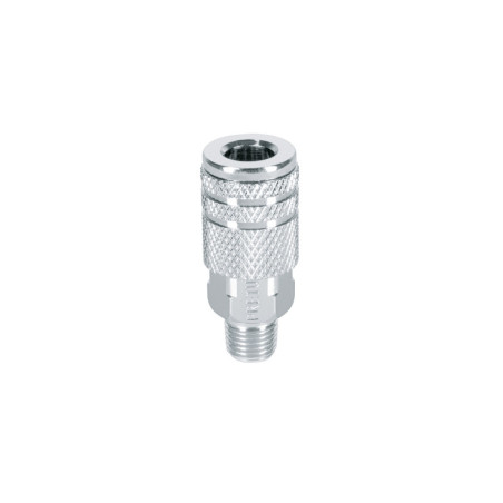 COPLE-MA-1-4P Cople acero, cuerda 1/4NPT, macho, Pretul TRUPER | DIHERESA