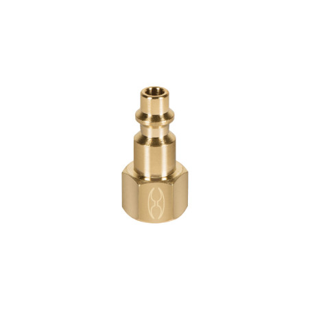 CORAL-HEM-1-4 Conector rápido, tipo M, niquelado, cuerda 1/4 NPT, hembra TRUPER | DIHERESA