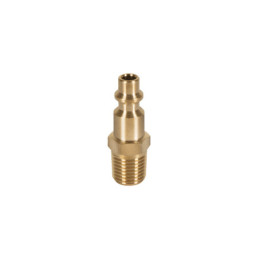 CORAL-MA-1-4 Conector rápido, tipo M, niquelado, cuerda 1/4 NPT, macho TRUPER | DIHERESA