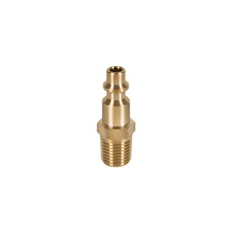 CORAL-MA-1-4 Conector rápido, tipo M, niquelado, cuerda 1/4 NPT, macho TRUPER | DIHERESA